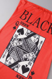 Zwarte sexy print patchwork strapless bedrukte jurkjurken
