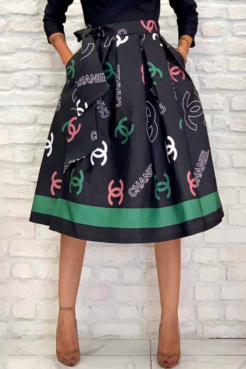 

Green Street Print Letter With Belt Type A Bottoms