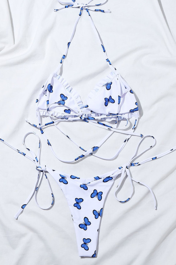 Solid Patchwork Swimwears