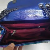 Blue Casual Street Patchwork Chains Bags