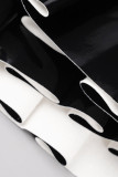 Silver Street Solid Patchwork Fold Cintura alta Tipo A Pantalones de color sólido