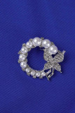 Koningsblauw Casual Elegante Solide Patchwork Asymmetrische Onregelmatige Jurkjurken met O-hals