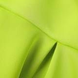 Fruit Vert Casual Élégant Solide Patchwork V Cou Robe De Soirée Robes