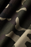 Camouflage Casual Street Print Kamouflagetryck Lösa jumpsuits
