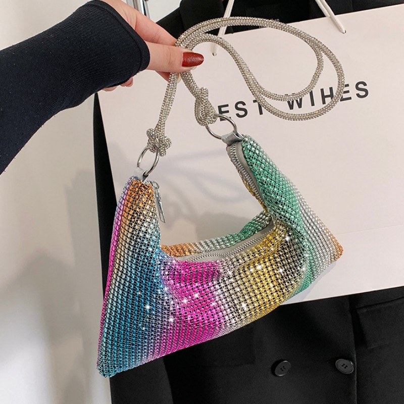 

Colour Casual Patchwork Rhinestone Bags