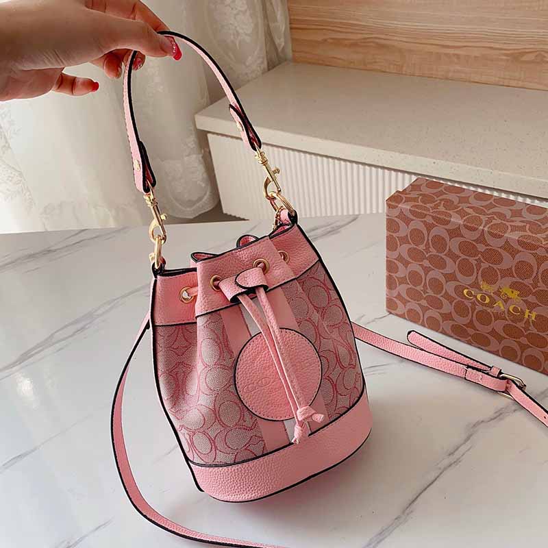 

Pink Street Geometric Patchwork Draw String Bags