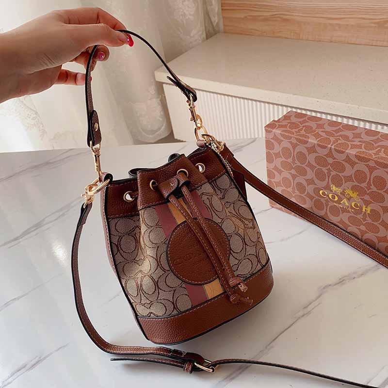 

Brown Street Geometric Patchwork Draw String Bags