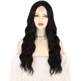 Brown Casual Solid Patchwork Wigs