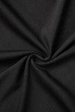 Robe de soirée sans bretelles noire sexy en patchwork de plumes, robes de grande taille