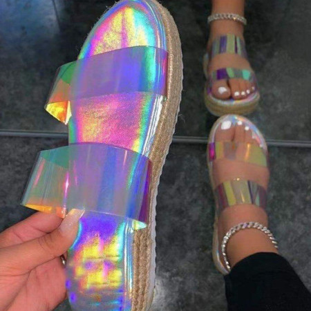 Silver Casual Patchwork Solid Color Round Comfortable Shoes
