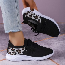 Black Casual Sportswear Daily Patchwork Frenulum Round Cómodo Out Door Sport Running Shoes