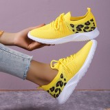 Red Casual Sportswear Daily Patchwork Frenulum Round Comfortable Out Door Sport Running Shoes