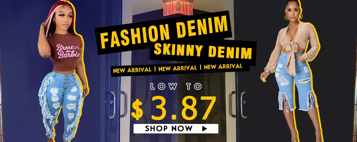 denim skinny en gros pour femmes, bas à 3.87 $