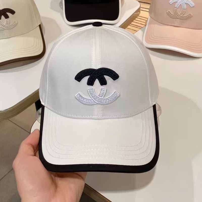 

White Street Geometric Patchwork Hat