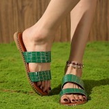 Black Casual Patchwork Contrast Round Comfortable Shoes