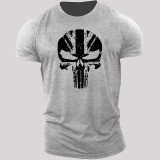 White Black Skull UK – Camiseta de gimnasia