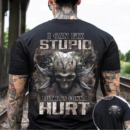 Black 6 Printed T-Shirts for Men by 12