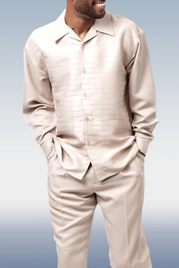 Абрикосовый прогулочный костюм, комплект из 2 предметов с длинными рукавами