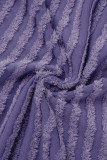 Robes de robe sans manches à bretelles spaghetti solides décontractées violettes