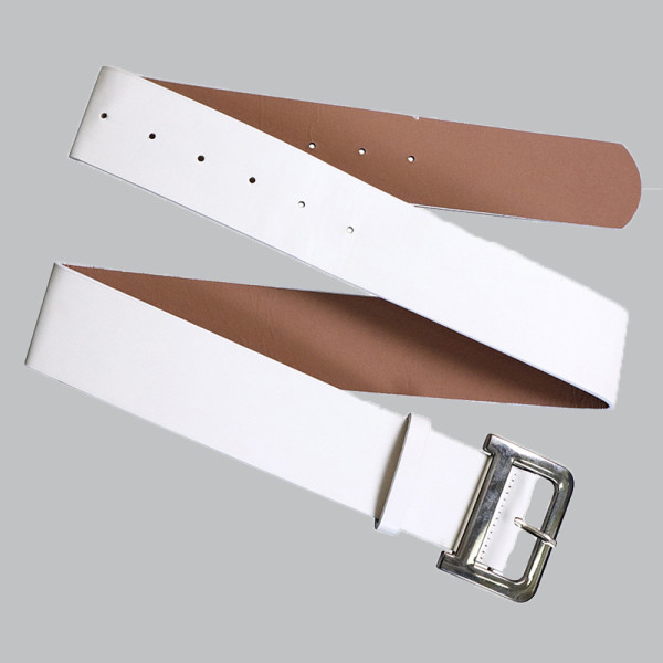 Cinturones de patchwork sólidos casuales blancos