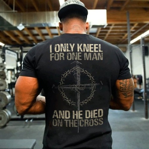 Black ONLY KNEEL FOR ONE T-SHIRT