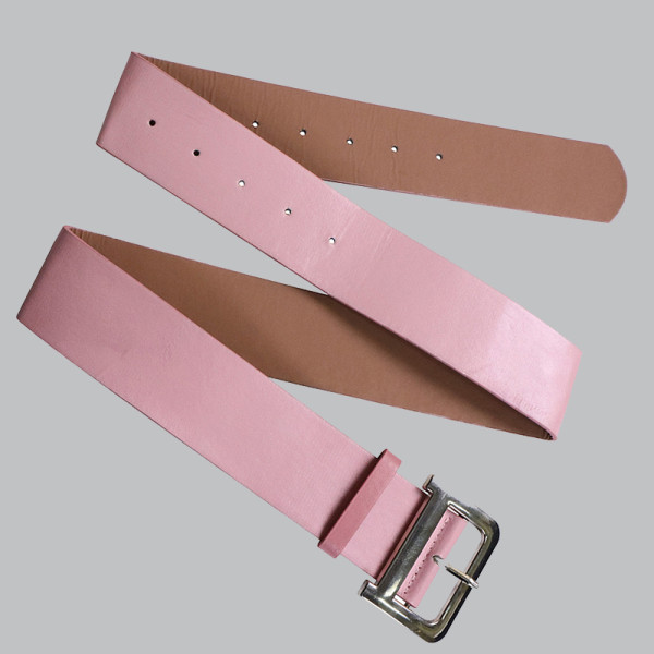 Cinturones de patchwork sólidos casuales rosa