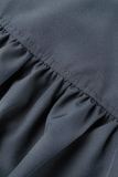 Черные повседневные однотонные однотонные штаны с высокой талией и высокой талией на молнии в стиле пэчворк
