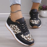Negro Casual Sportswear Daily Patchwork Redondo Cómodo Out Door Sport Running Shoes