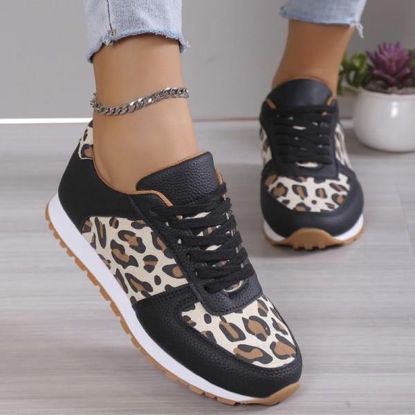 Noir Casual Sportswear Daily Patchwork Rond Confortable Out Door Sport Running Shoes