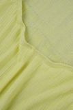 Желтые сексуальные однотонные повязки с открытой спиной Холтер Длинные платья Платья