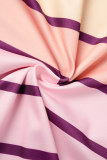 Розовый сексуальный принт в стиле пэчворк Спагетти ремень One Step юбка платья