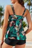 Multicolor Sexy Print Solid Backless Swimwears (With Paddings)