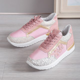 Pink Casual Sportswear Daily Patchwork Printing Round Cómodo Out Door Sport Shoes