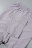 アーミーグリーン カジュアル ソリッド ベーシック レギュラー ハイウエスト 従来のソリッドカラー スカート