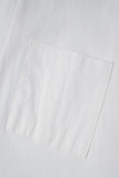 Weiße, sexy, lässige, solide Basic-Jumpsuits mit Spaghettiträgern und normaler Passform
