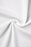 Vestidos longos brancos casuais sólidos básicos com alça fina