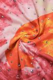 Robes de jupe enveloppées de bretelles spaghetti dos nu à imprimé sexy multicolore