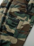 Camouflage Casual camouflageprint Patchwork Harlan Harlan volledige printbroek