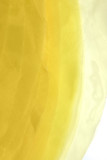 Tops à col rond asymétriques en patchwork solide à la mode jaune