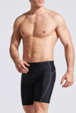 Svarta Sportswear Solid Patchwork Board Shorts