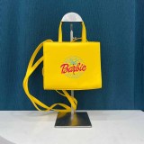 Yellow Street Simplicity Print Letter Bags