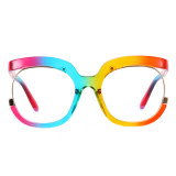 Цветные повседневные солнцезащитные очки в стиле пэчворк