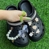 Cyan Lässige, ausgehöhlte, runde, bequeme Schuhe im Patchwork-Design