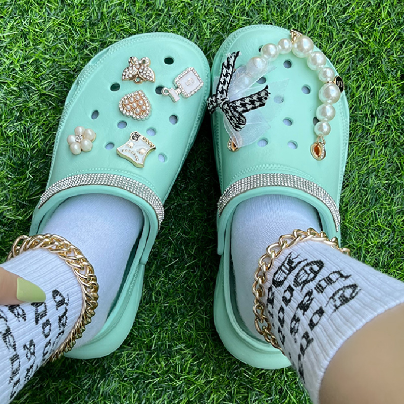 Casual Hollowed Out Patchwork Printing Solid Color Round Shoes