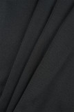 Robes asymétriques à col en V de forage chaud de patchwork élégant de partie sexy noire