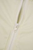 Preto casual sólido patchwork gola redonda manga comprida duas peças (roupa íntima não incluída)