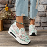 Pink Casual Embroidered Patchwork Round Comfortable Out Door Shoes