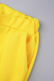 Roxo casual carta retalhos magro cintura baixa posicionamento convencional impressão bottoms