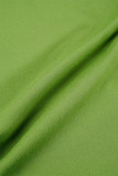 Roxo claro casual sólido patchwork cordão bolso gola com capuz manga comprida duas peças
