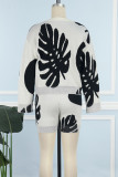 Bourgondië Casual Dagelijks Elegant Vakantie Pocket Pullovers V-hals Lange mouw Sweater Twee stuks